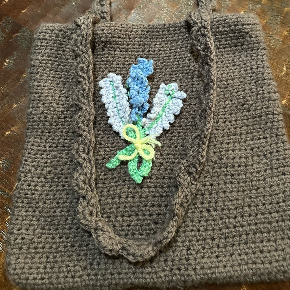Hand made crocheted purse!